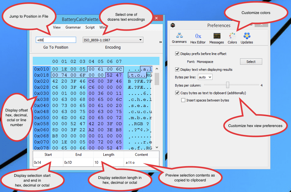 Hex editor explained